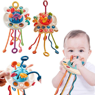 Jouet à tirer Montessori pour bébé