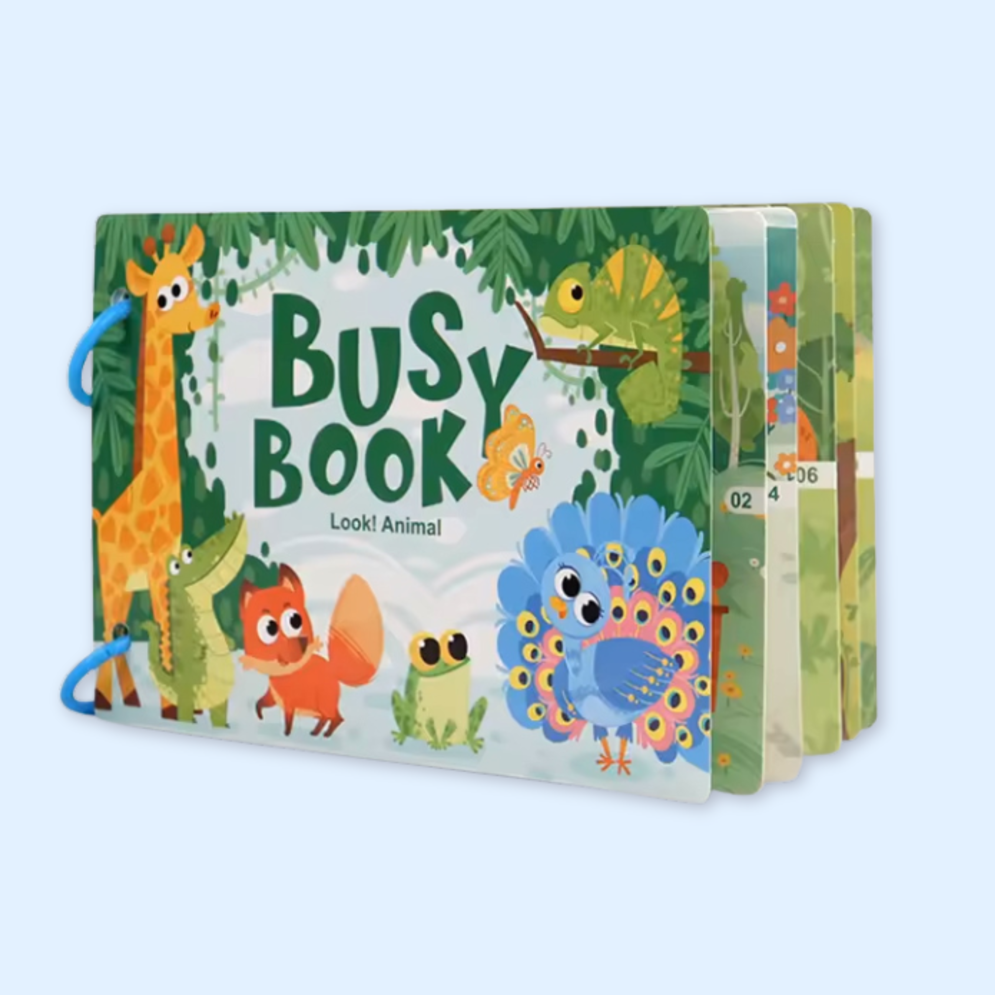 Libro sensorial Montessori Fidtoy para niños pequeños, aprendizaje interactivo del alfabeto