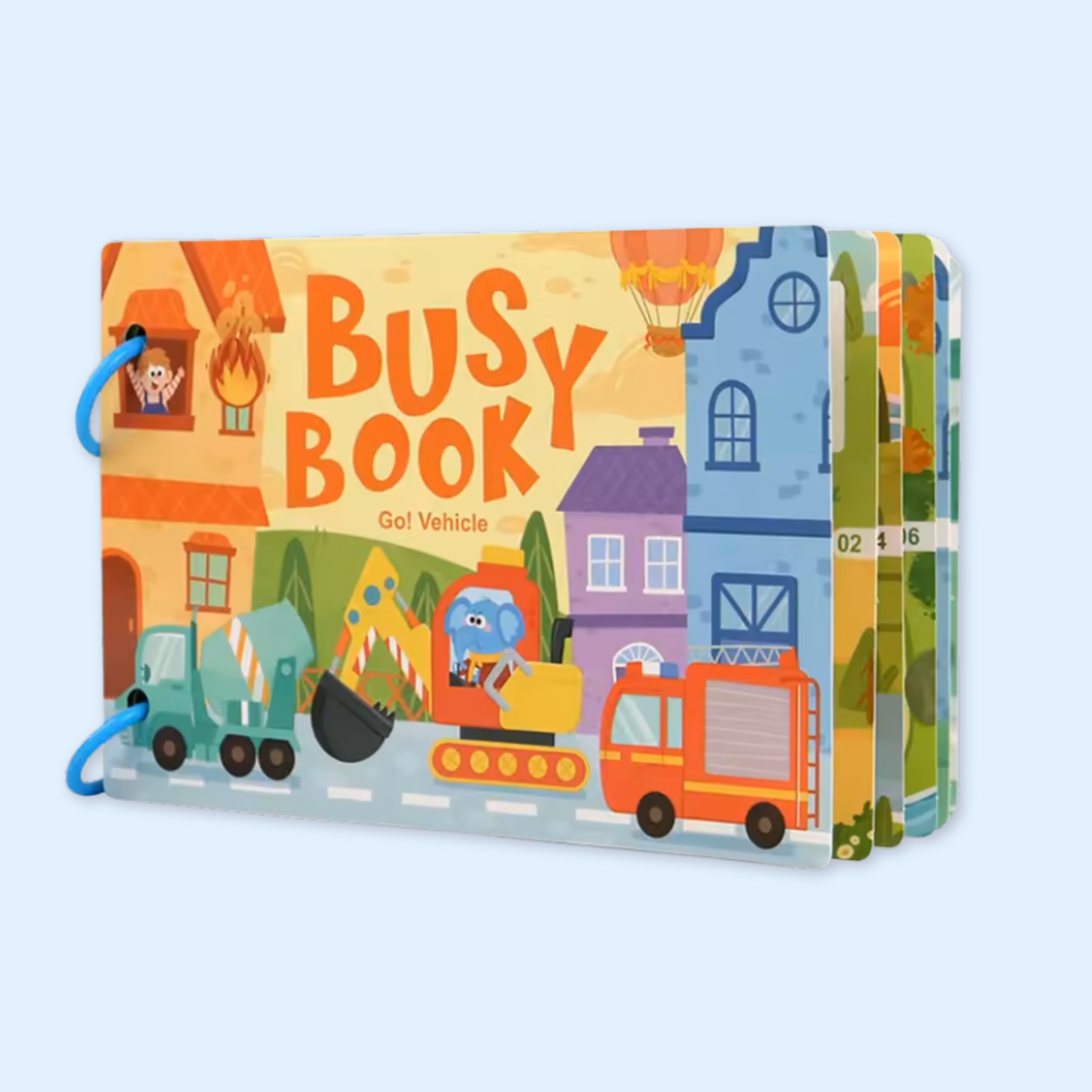 Libro sensorial Montessori Fidtoy para niños pequeños, aprendizaje interactivo del alfabeto