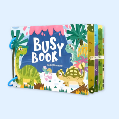 Libro sensorial Montessori Fidtoy para niños pequeños, aprendizaje interactivo del alfabeto