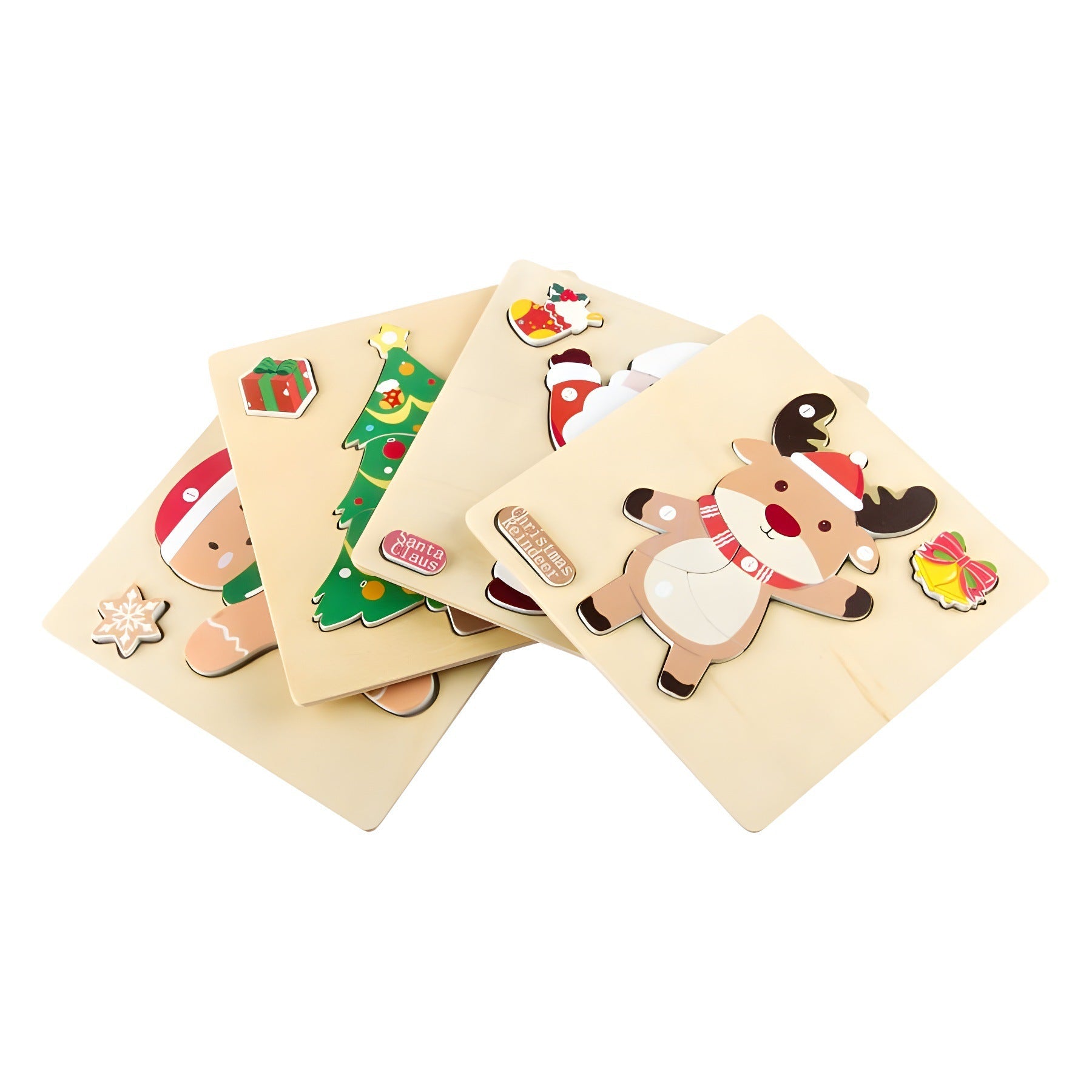 Puzle Montessori de Navidad