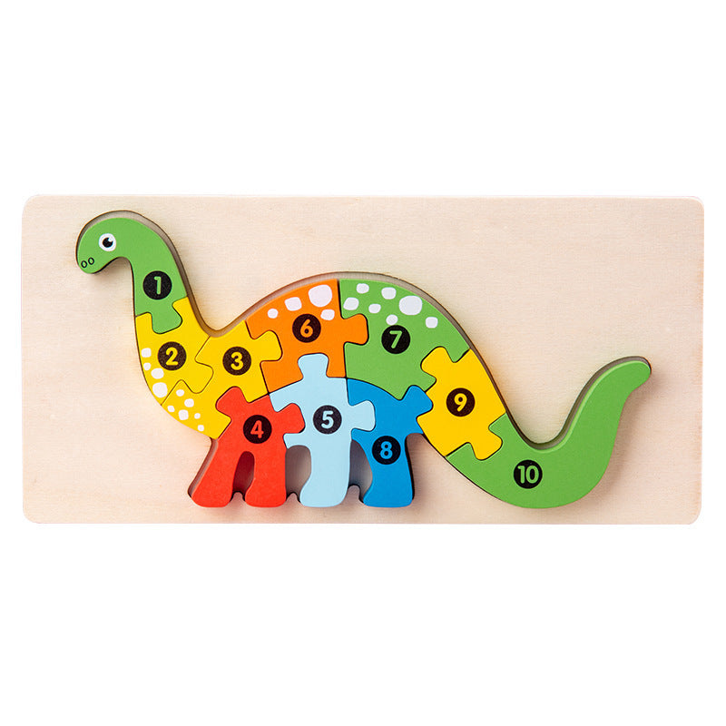 Puzles Montessori (Paquete de 4) - Juego de Puzles de Madera Ecológicos n.º 7