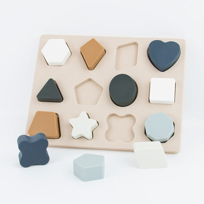 Puzle de formas de silicona Montessori