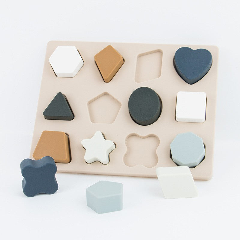 Puzle de formas de silicona Montessori
