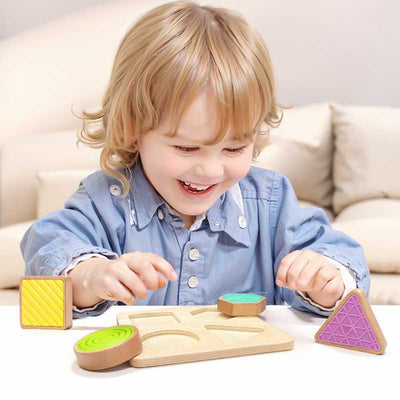 Trieur de formes/puzzle en bois pour tout-petit