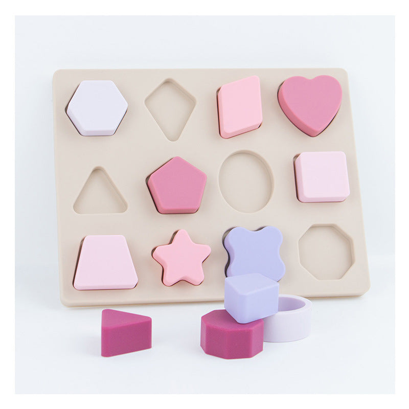 Puzle de formas de silicona Montessori