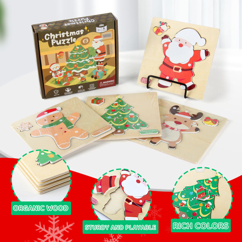 Puzle Montessori de Navidad