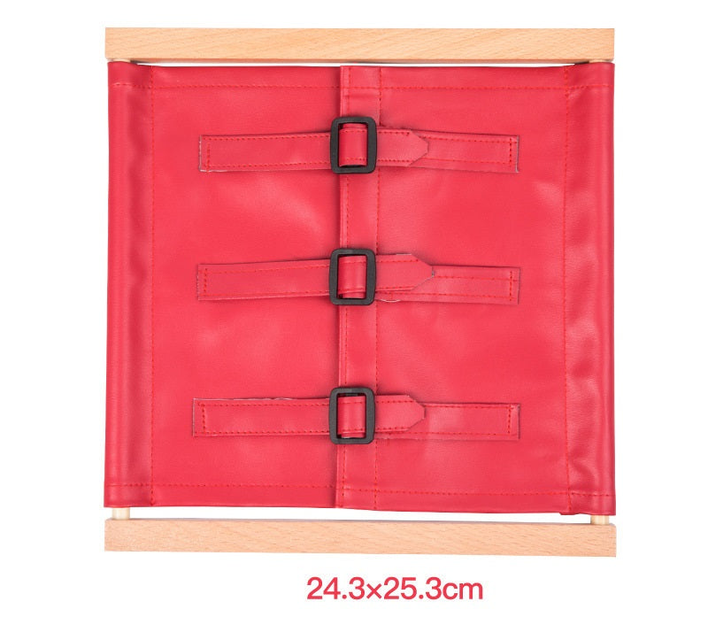 Montessori Dressing Frames A and Storage Box  Set of 6