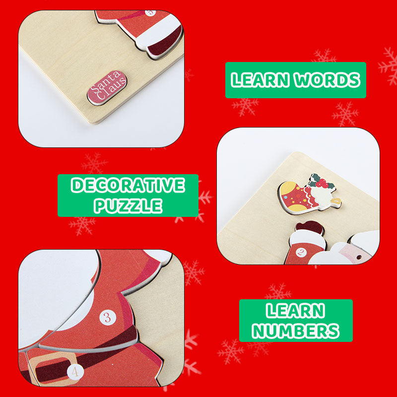 Puzle Montessori de Navidad