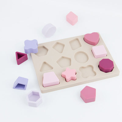 Puzle de formas de silicona Montessori