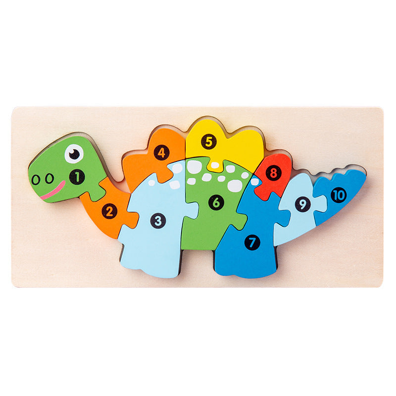 Puzles Montessori (Paquete de 4) - Juego de Puzles de Madera Ecológicos n.º 7