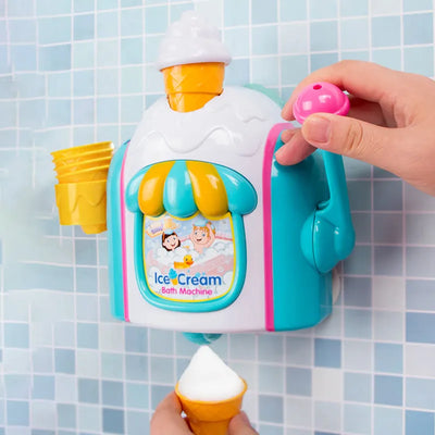 Ice Cream Bath Toy™ - Fiesta de espuma - Juguete de baño con bomba de jabón