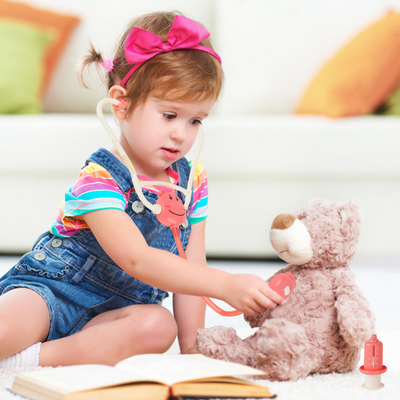 Kit de docteur interactif pour enfants avec lumières et sons : Mallette de jouets médicaux éducatifs avec costumes pour garçons et filles de 3 à 8 ans – Cadeau idéal pour apprendre et jouer