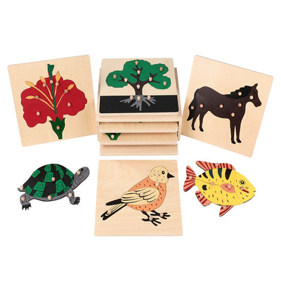 Puzzles d'animaux Montessori Premium Puzzle de l'arbre