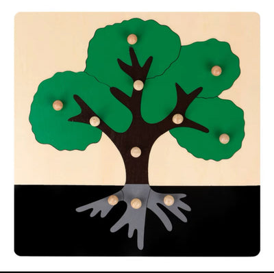 Puzzles d'animaux Montessori Premium Puzzle de l'arbre