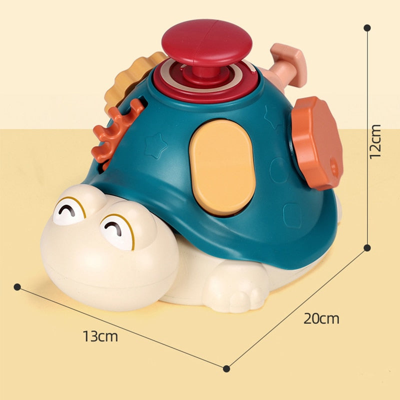 Juguete de tortuga de actividades Montessori para bebés