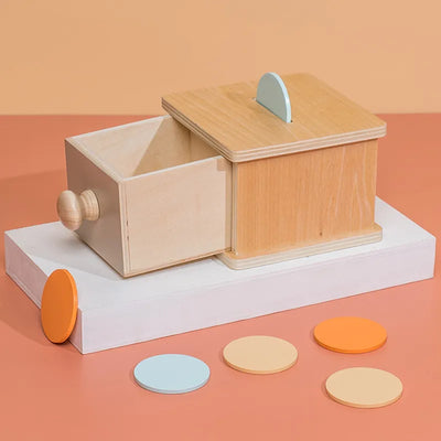 Fidtoy Colorful Wooden Building Blocks Toy for Toddlers