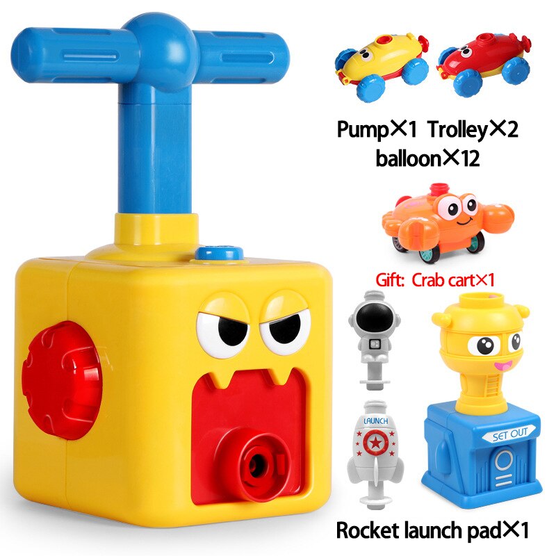 Children's Balloon Powered Launch Car