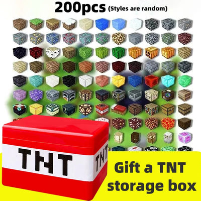 Bloques de construcción magnéticos – Juguetes de construcción creativos para montar uno mismo con caja de almacenamiento de regalo para el aprendizaje y juego imaginativo de los niños