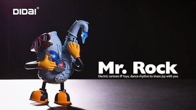 Fidtoy Mr. Rock Jouet Guitare Danseuse avec Lumières et Musique