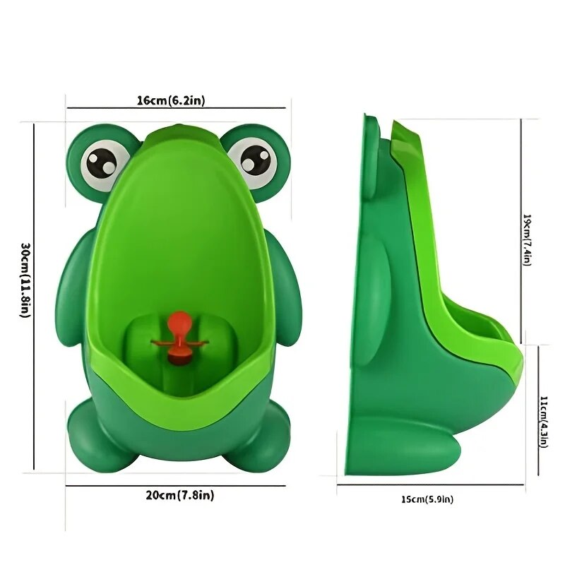 Fidtoy Frog Toddler Urinal Potty Trainer – Fun Wall Mounted Potty Training for Boys Ages 2–5