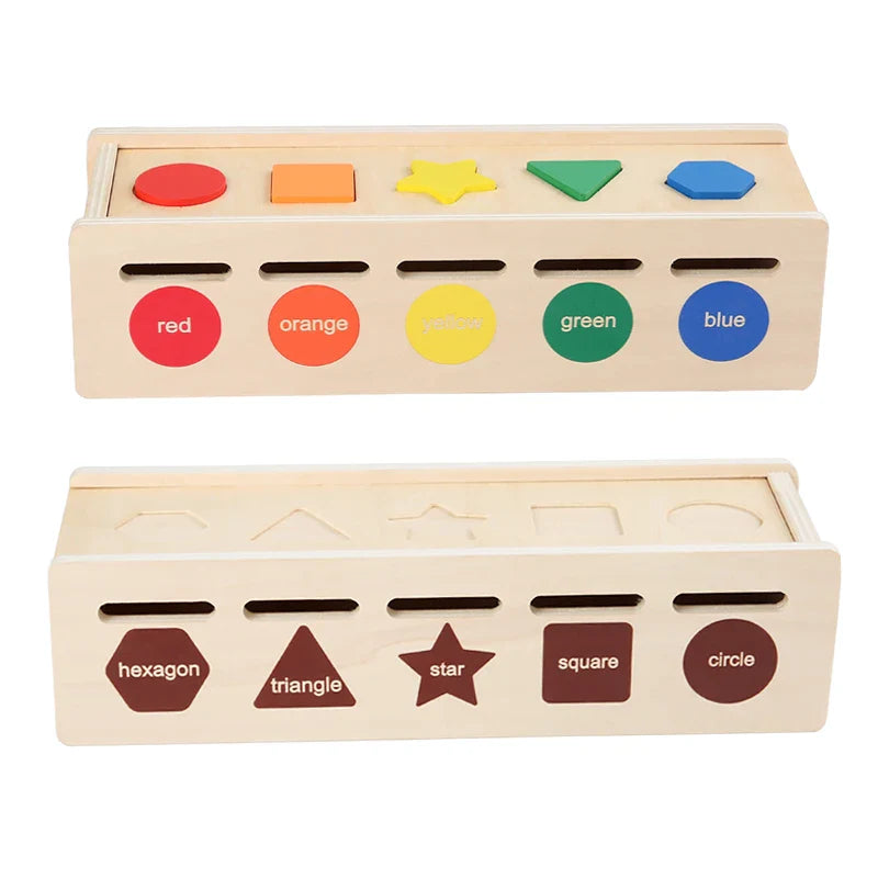 Fidtoy Geometric Color Recognition Set Montessori Toy