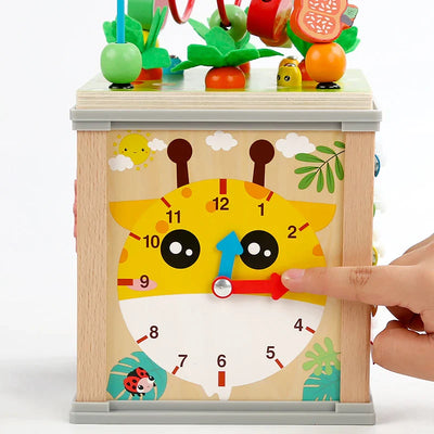 Fidtoy Multifunction Beaded Treasure Box Montessori Activity Toy