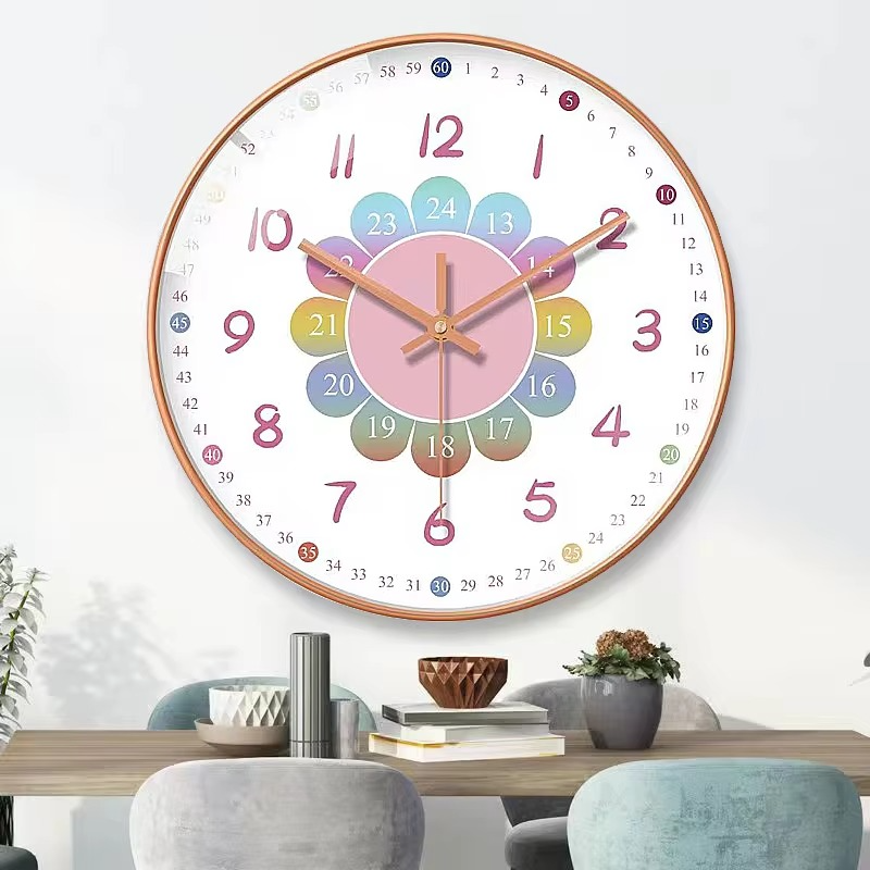 Reloj de pared decorativo para el hogar, sin tic-tac