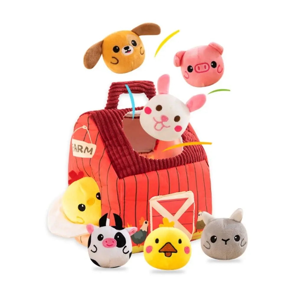 Granja de peluche Montessori