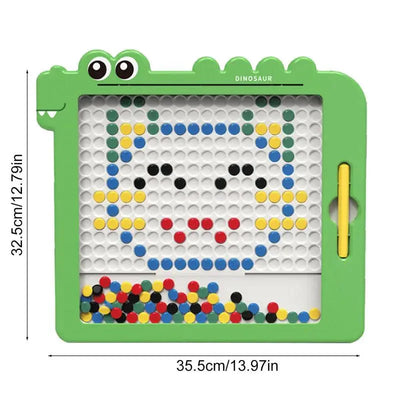 Tableau de dessin magnétique Fidtoy - Jouet d'apprentissage Montessori pour enfants