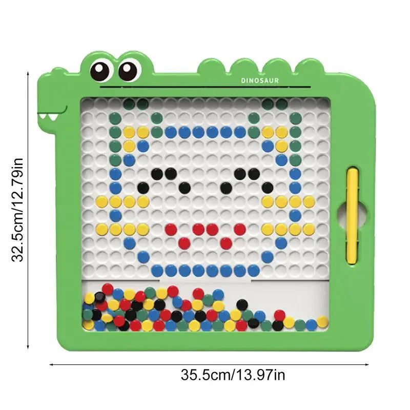 Tableau de dessin magnétique Fidtoy - Jouet d'apprentissage Montessori pour enfants
