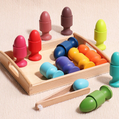 Hueveras de madera