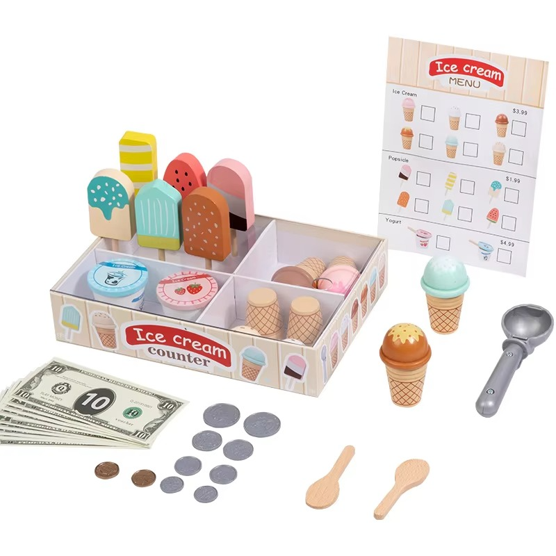 Ice Cream Playset™ - Creativo y educativo - Set de juego de helados