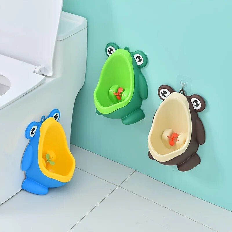 Fidtoy Frog Toddler Urinal Potty Trainer – Fun Wall Mounted Potty Training for Boys Ages 2–5