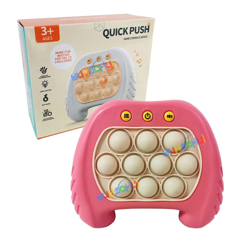 Fidtoy Digital Pop It Fidget Toy – Juguete Sensorial Interactivo Luminoso para Niños