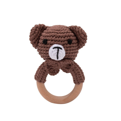 Juguete sensorial para bebés Fidtoy SnuggleBud Sonajero y mordedor