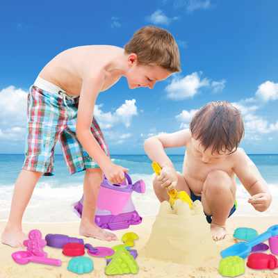 33PCS Jouets de Plage Outils à Crème Glacée Jouets de Jardin Extérieur Jouets de Bain pour Bébé