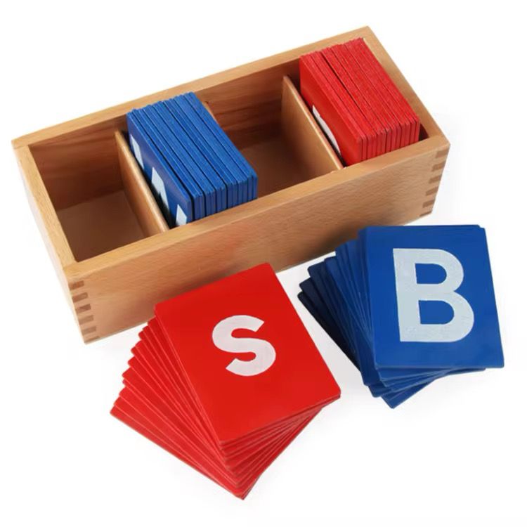 Letras de lija Montessori mayúsculas y minúsculas - Material sensorial del lenguaje para el desarrollo temprano de la escritura