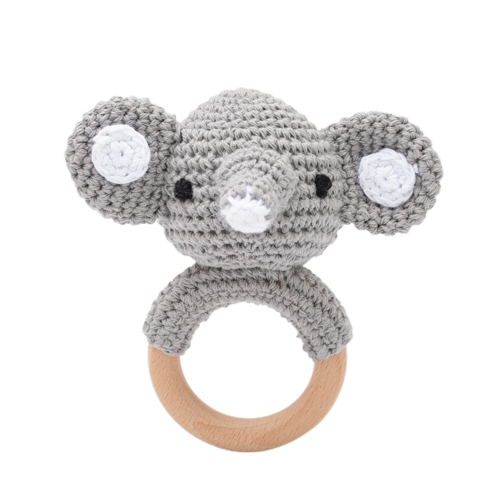 Juguete sensorial para bebés Fidtoy SnuggleBud Sonajero y mordedor