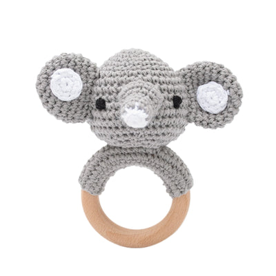 Juguete sensorial para bebés Fidtoy SnuggleBud Sonajero y mordedor