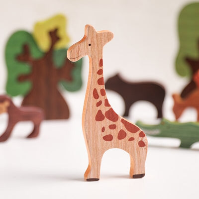Puzzle Montessori La Forêt en bois