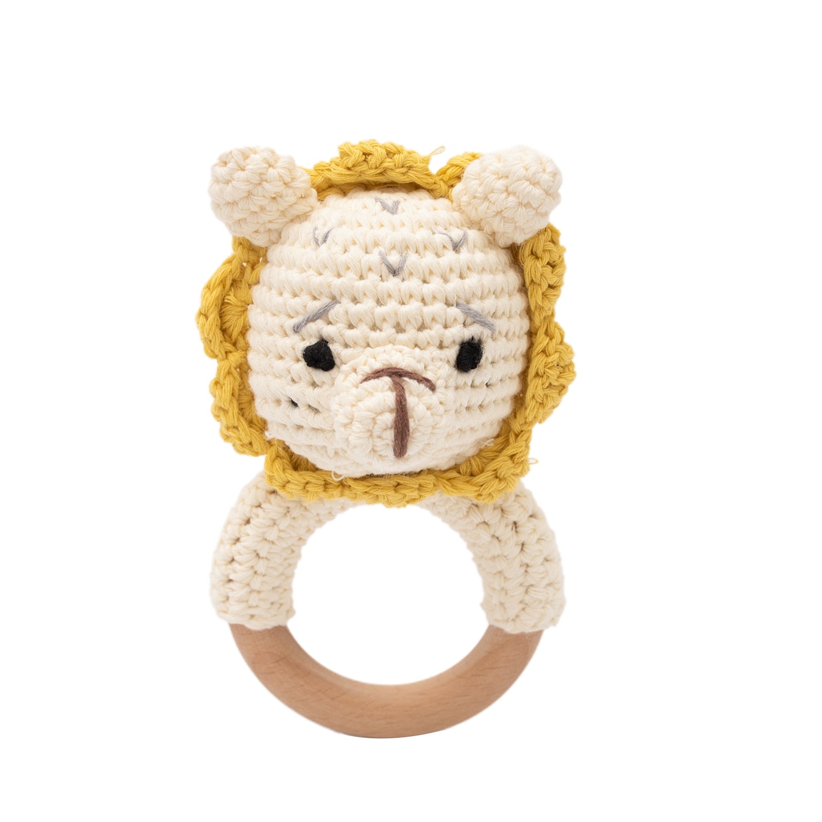 Juguete sensorial para bebés Fidtoy SnuggleBud Sonajero y mordedor