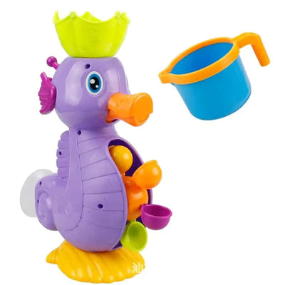 Fidtoy Hippocampe Jouet de Bain Douche Montessori Sensoriel Jouet d'Eau pour Bébés et Tout-petits