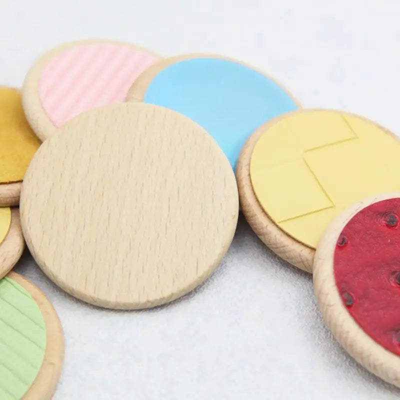 Fidtoy Tapis Sensoriels Montessori, Jeu d'Apprentissage Tactile à Textures pour les Tout-Petits