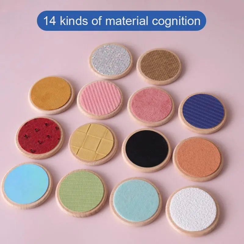Fidtoy Tapis Sensoriels Montessori, Jeu d'Apprentissage Tactile à Textures pour les Tout-Petits