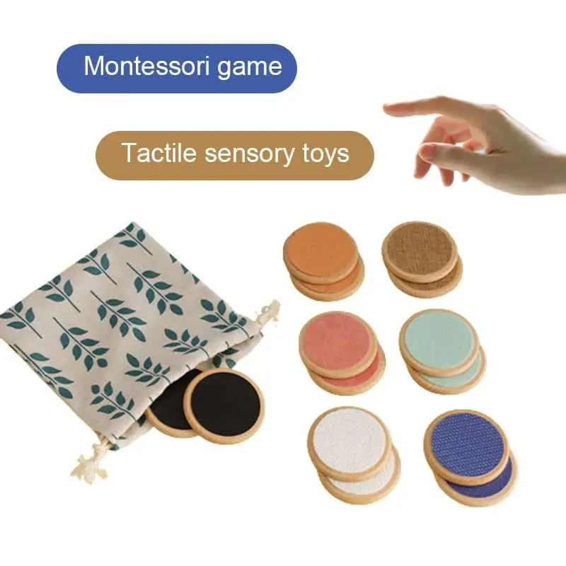Fidtoy Tapis Sensoriels Montessori, Jeu d'Apprentissage Tactile à Textures pour les Tout-Petits