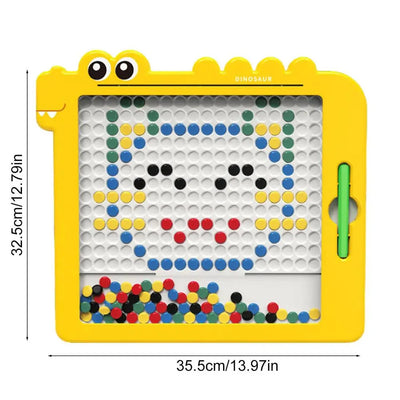 Tableau de dessin magnétique Fidtoy - Jouet d'apprentissage Montessori pour enfants