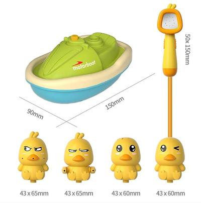 Saupoudrer des canards de bain