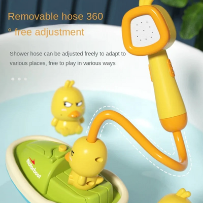 Saupoudrer des canards de bain