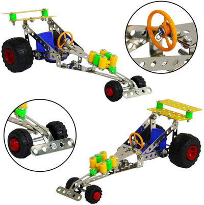 291 Piezas STEM Vehículos Modelo de Aleación de Metal 3 en 1 Juguetes Educativos de Construcción DIY Experimentos Científicos para Niños, Adolescentes y Adultos